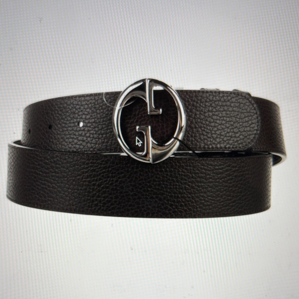 NWOT Men’s Gucci 1973 Coll.Leather Reversible Belt Blk/Brn SZ 110 cm 41,38-40 US